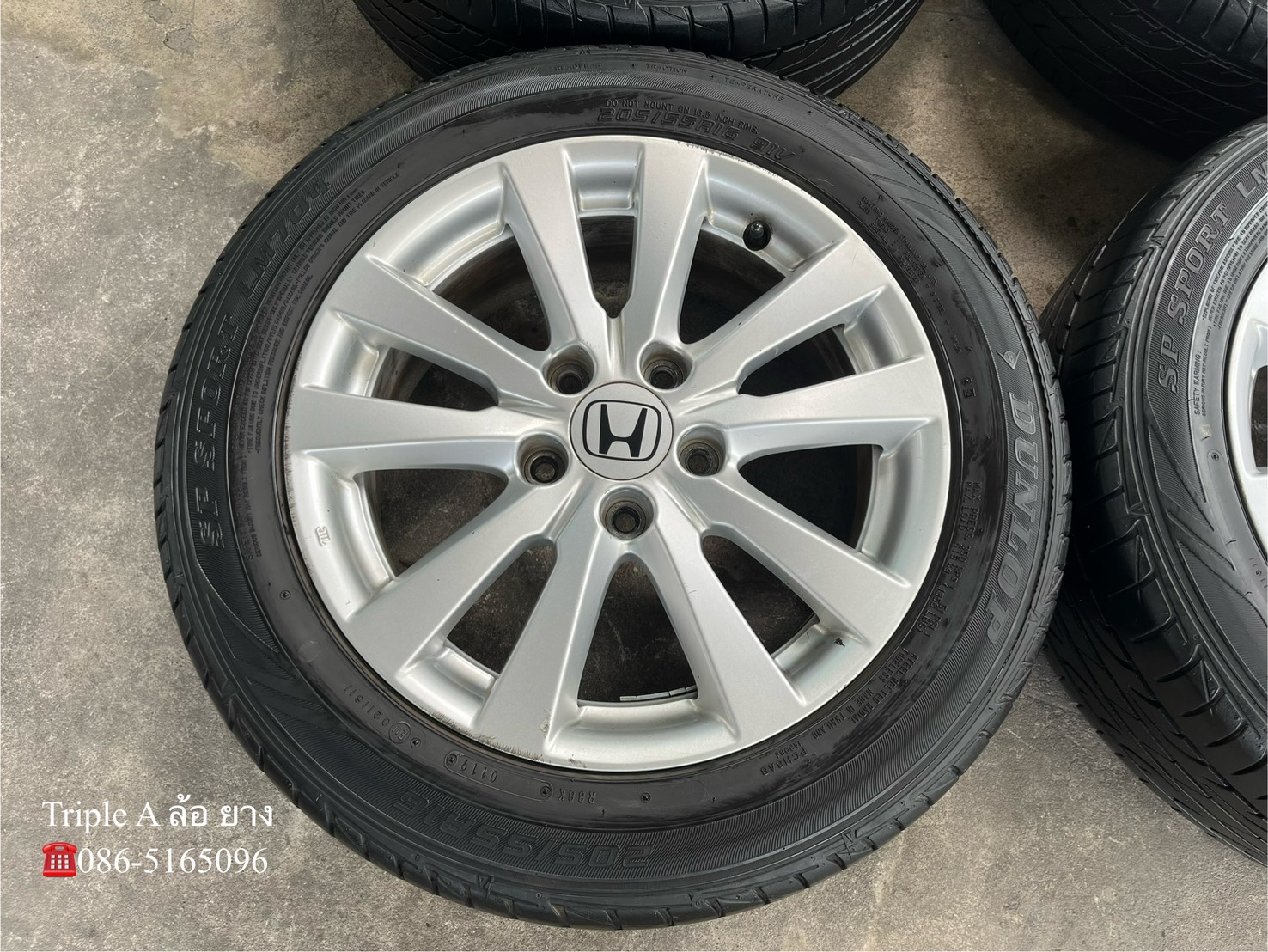 ✨ล้อแม็กพร้อมยาง 5รู114✨Honda Civic FB ขอบ 16