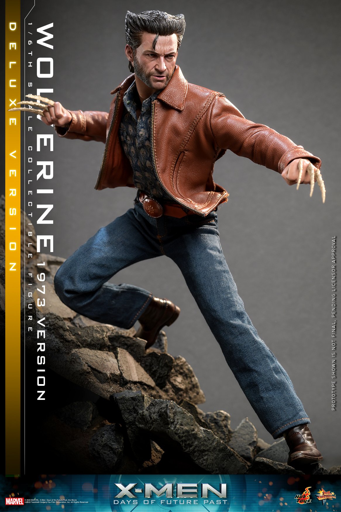 Hot Toys MMS660B 1/6 X-Men: Days of Future Past - Wolverine 1973 Version (Deluxe Version) [Special Edition Bonus]