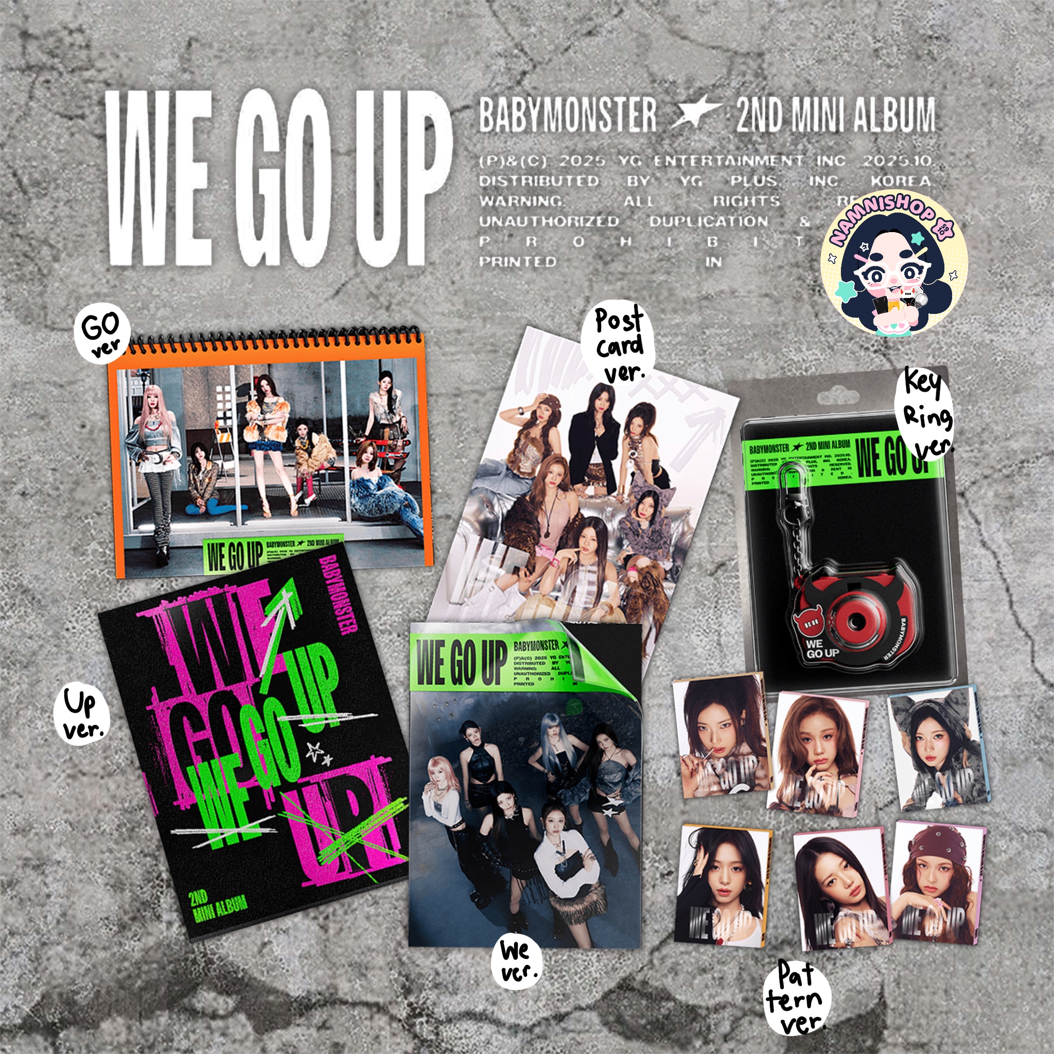 [PRE] BABYMONSTER 2nd MINI ALBUM [WE GO UP]