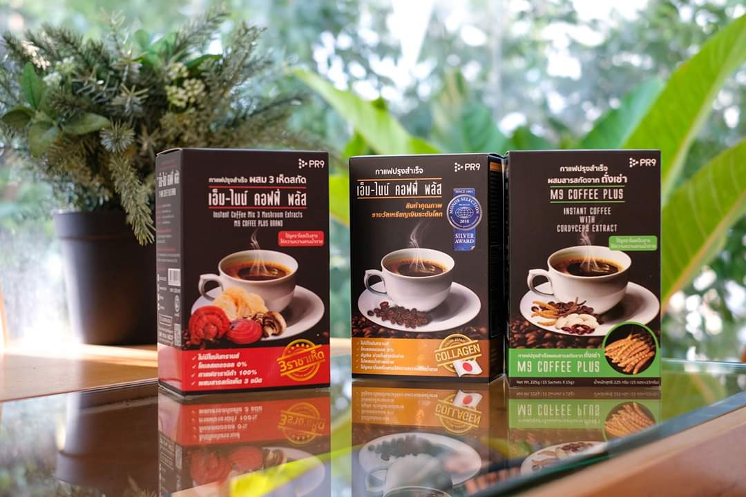 กาแฟ M-9 Coffee Plus เอ็มเก้า คอฟฟี่ พลัส m 9 coffee plus