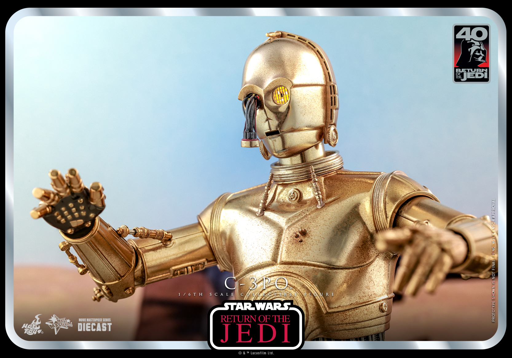 Hot Toys MMS701D56 1/6 Star Wars Episode VI: Return of the Jedi™ - C-3PO™