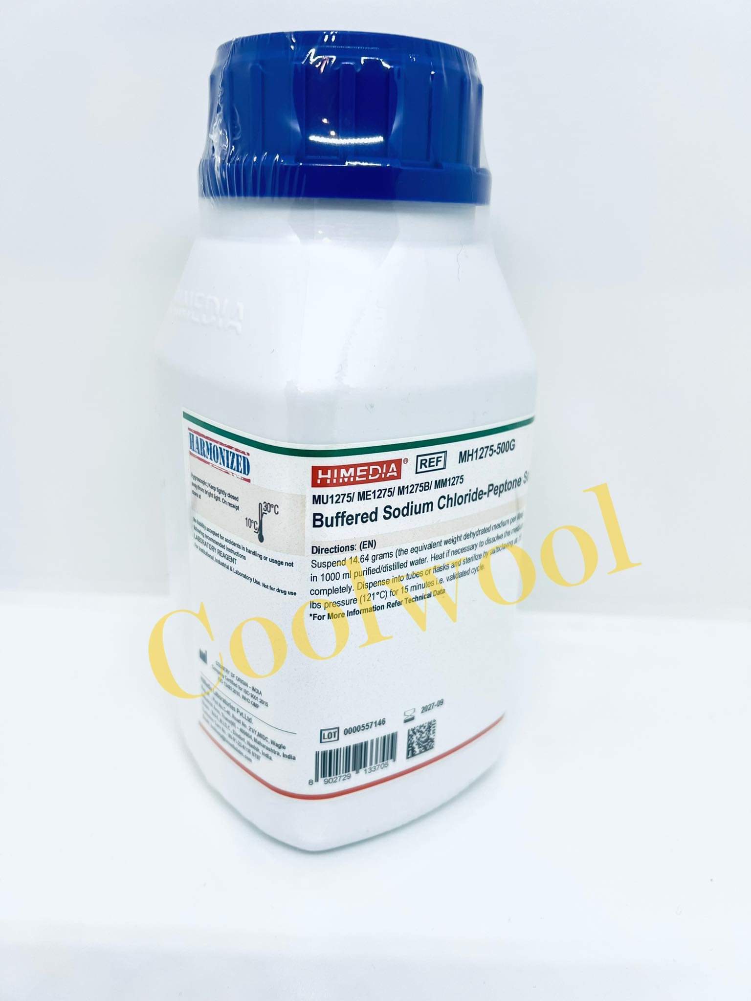 Himedia™BUFFERED SODIUM CHLORIDE-PEPTONE SOLUTION pH 7.0, 500 G