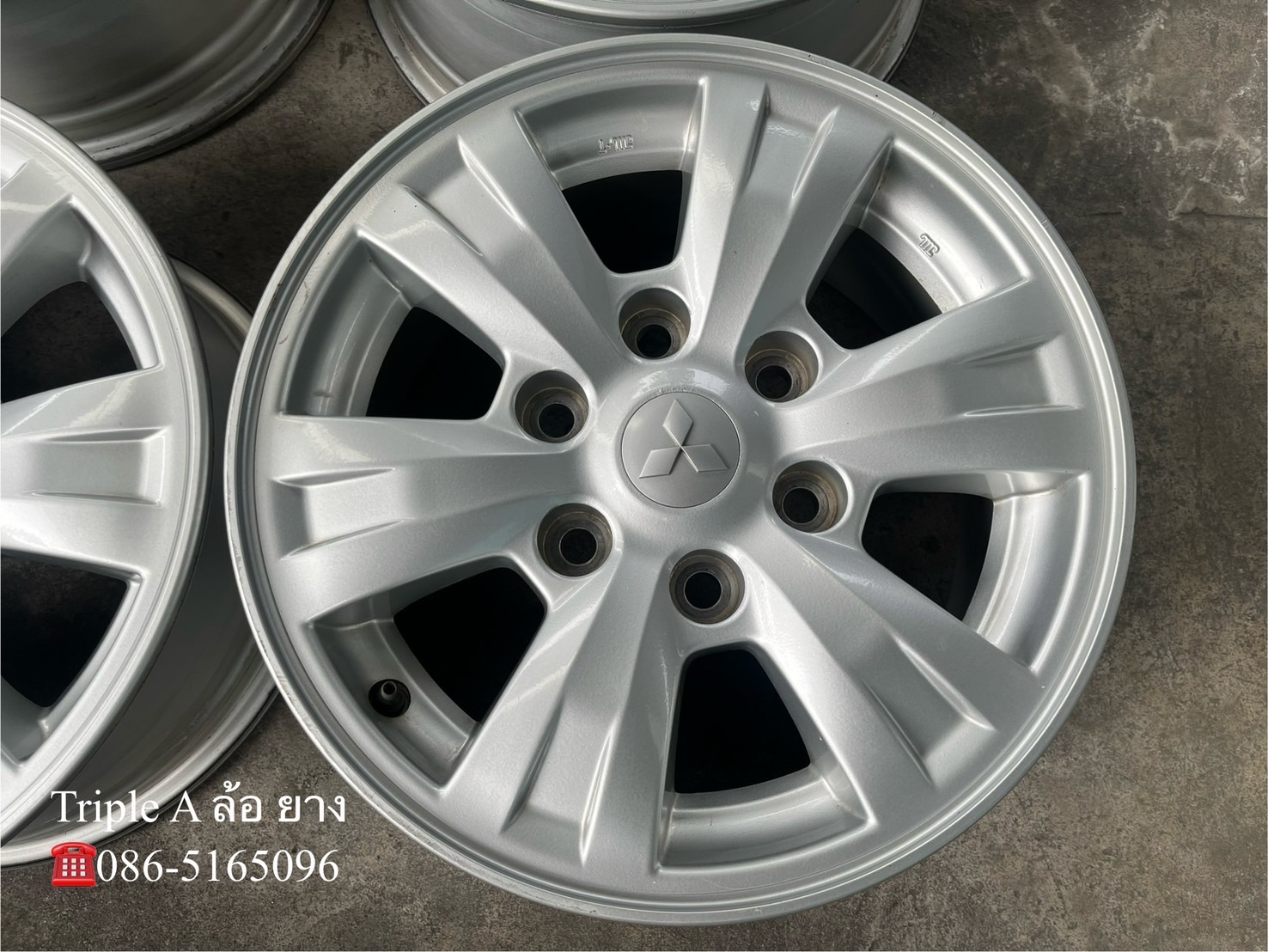 ✨ล้อแม็ก 6รู139✨Mitsu Triton ขอบ 16💖