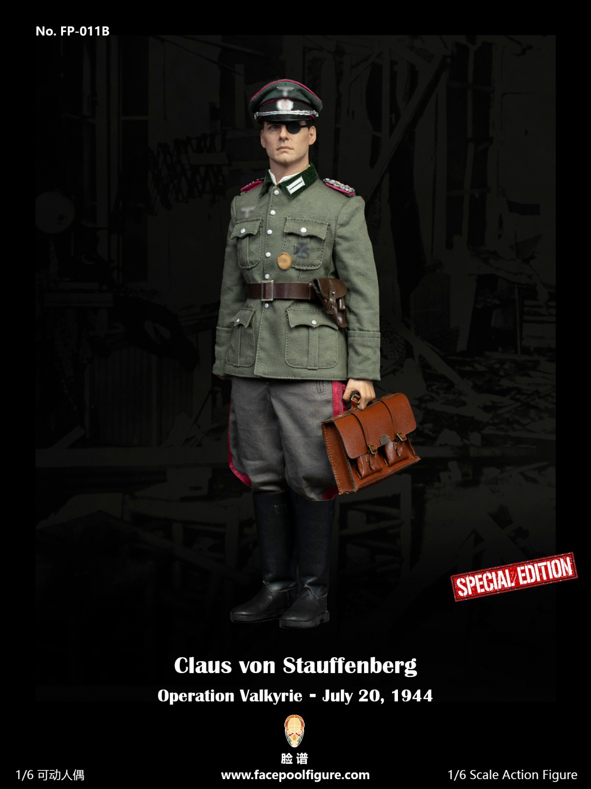 Facepoolfigure FP-011B 1/6 Discover History Series - Operation Valkyrie (Special Edition)