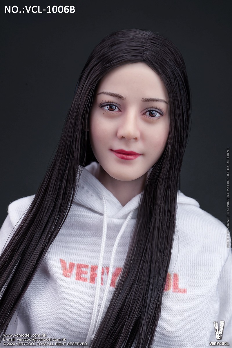 VERYCOOL VCL-1006B Straight Hair Head Sculpture