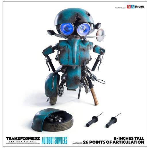 ThreeA x Hasbro Transformers The Last Knight - Autobot Sqweeks (Limited Version)