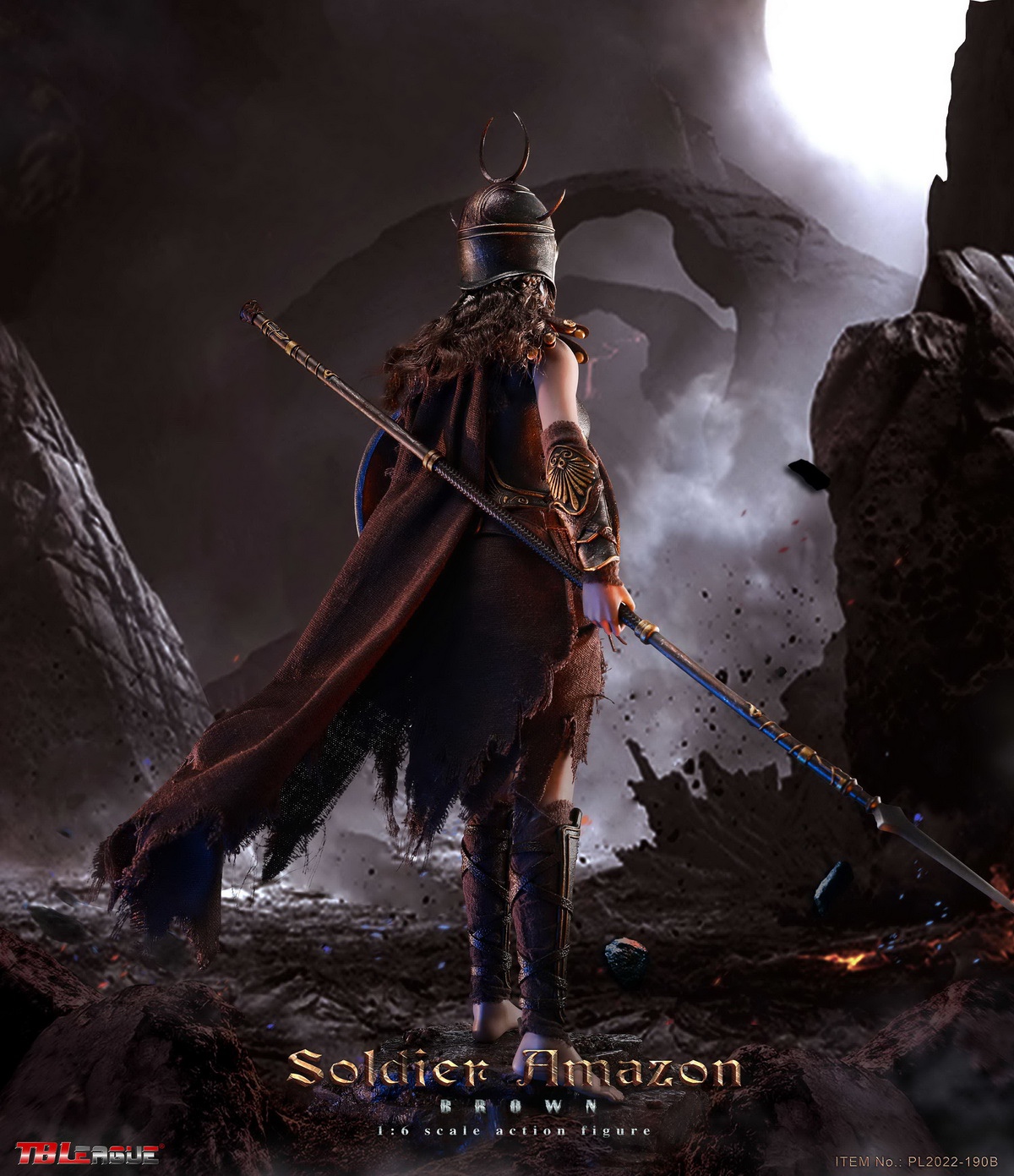 TBLeague PL2022-190B 1/6 Soldier Amazon (Brown)