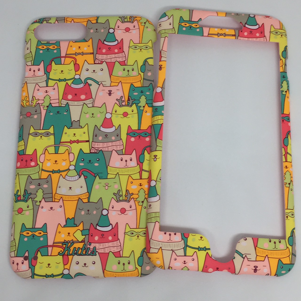 เคสคูทิส (Kutis) ไอโฟน7พลัส,8พลัส(ลายแมวเล็กใส่หมวก)