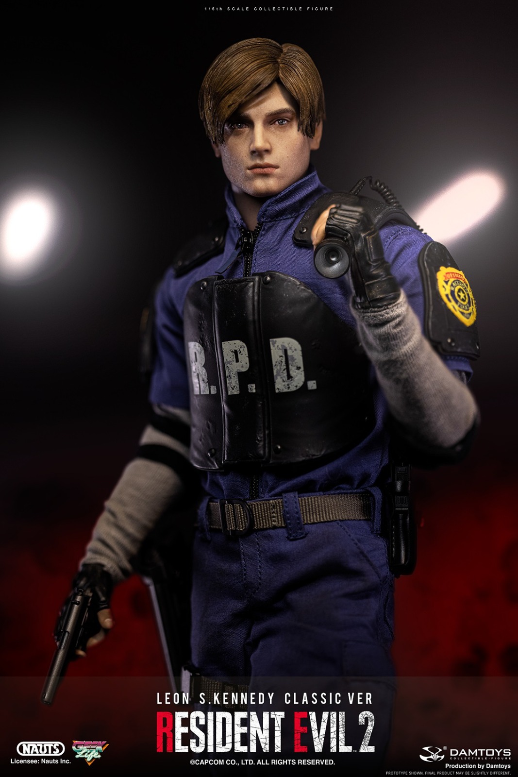 DAMTOYS DMS037 1/6 RESIDENT EVIL 2 - LEON S.KENNEDY (CLASSIC VER)