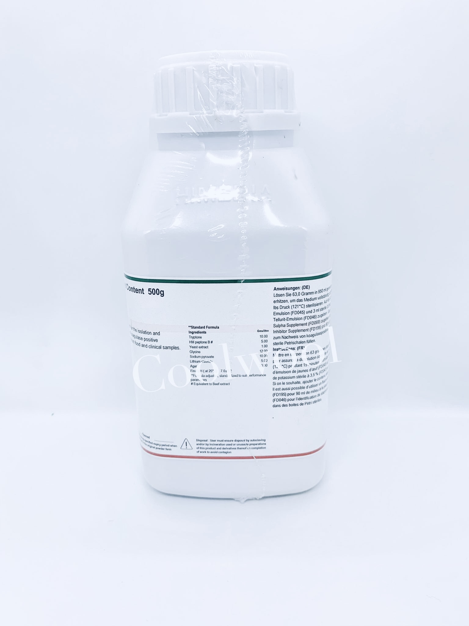 Himedia™BAIRD PARKER AGAR BASE, 500 กรัม