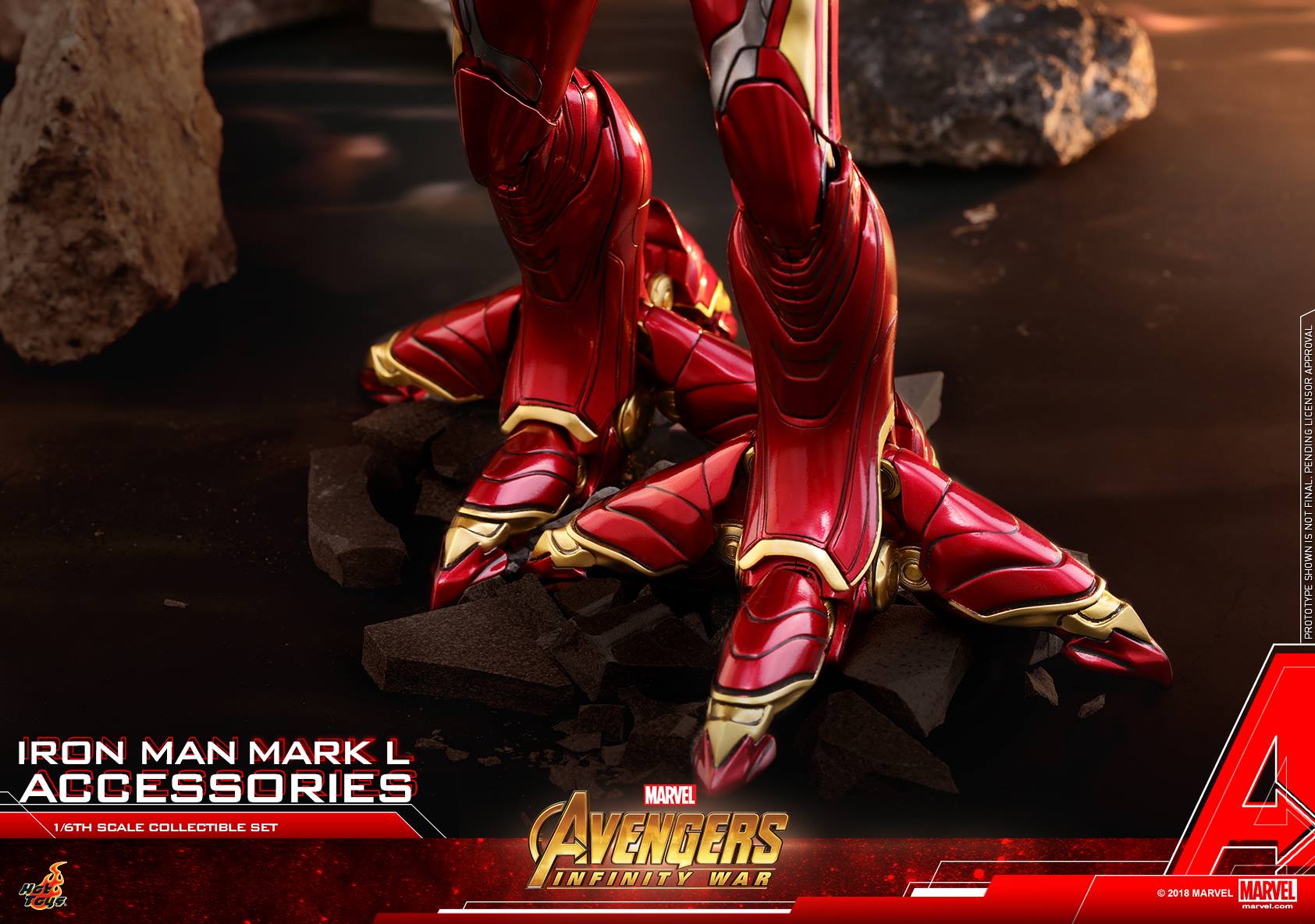 Hot Toys ACS004 AVENGERS: INFINITY WAR - IRON MAN MARK L (ACCESSORIES)