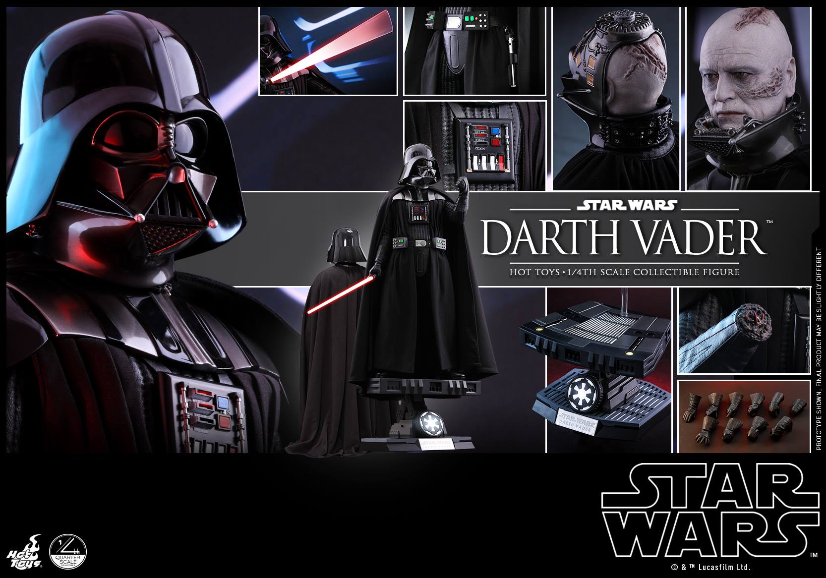 Hot Toys QS013 STAR WARS EPISODE VI: RETURN OF THE JEDI - 1/4 DARTH VADER