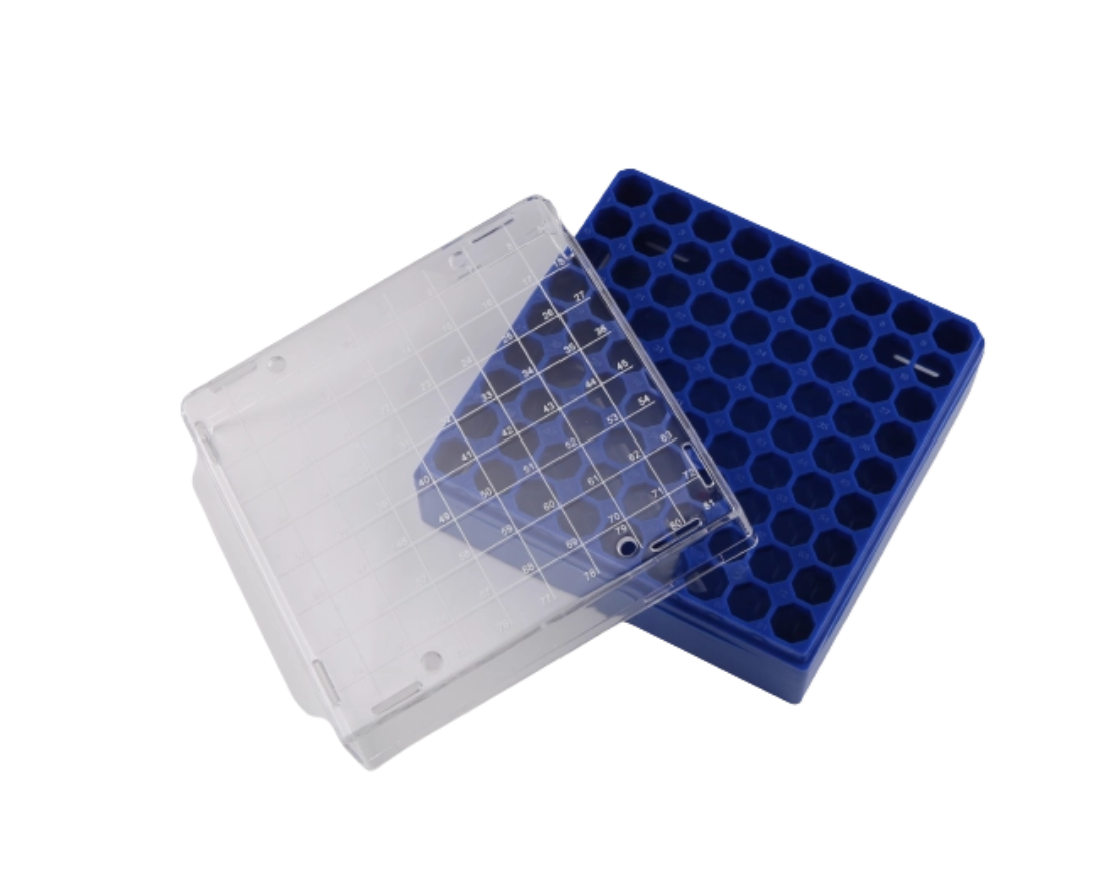 กล่องเก็บหลอดขนาด 5 ml-Storage box for 5 ml, 25 ช่อง