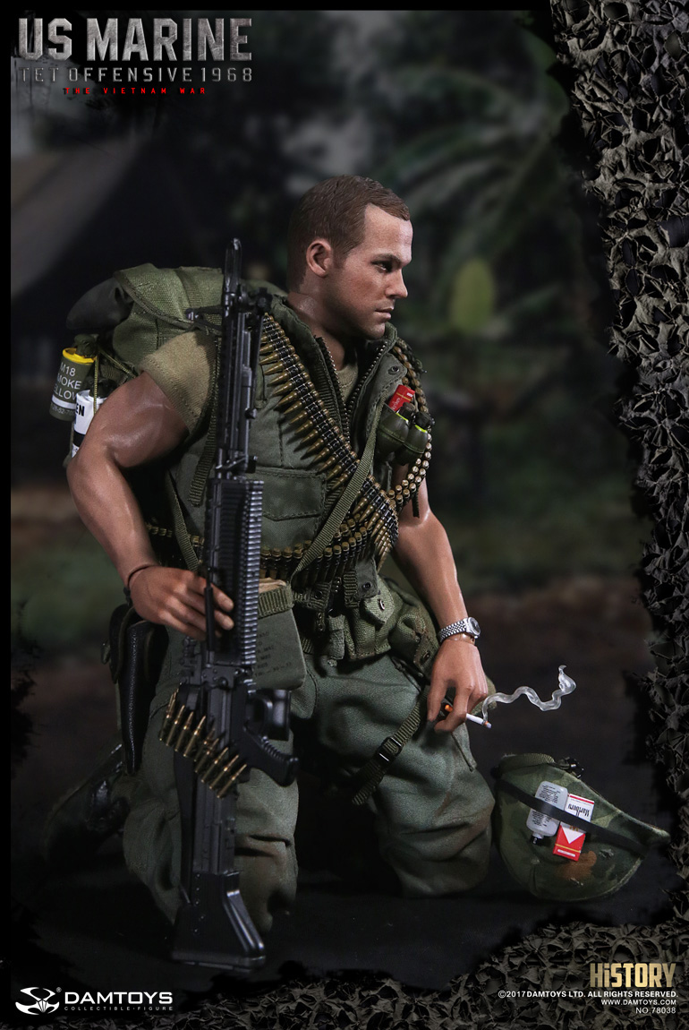 DAMTOYS 78038 HISTORY SERIES 16 U.S.MARINE (TET OFFENSIVE,1968) - VIETNAM WAR