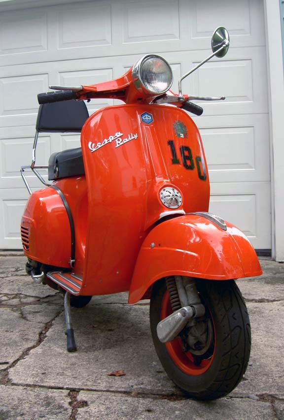 กันลายเวสป้า Vespa Sprint Primavera แบบขัดเงา B40
