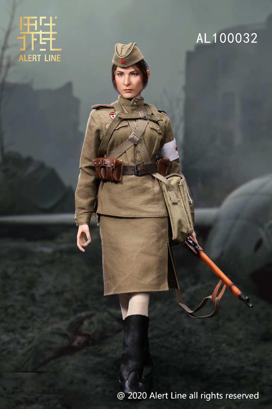 Alert Line AL100032 1/6 WWII Soviet Medical Soldier