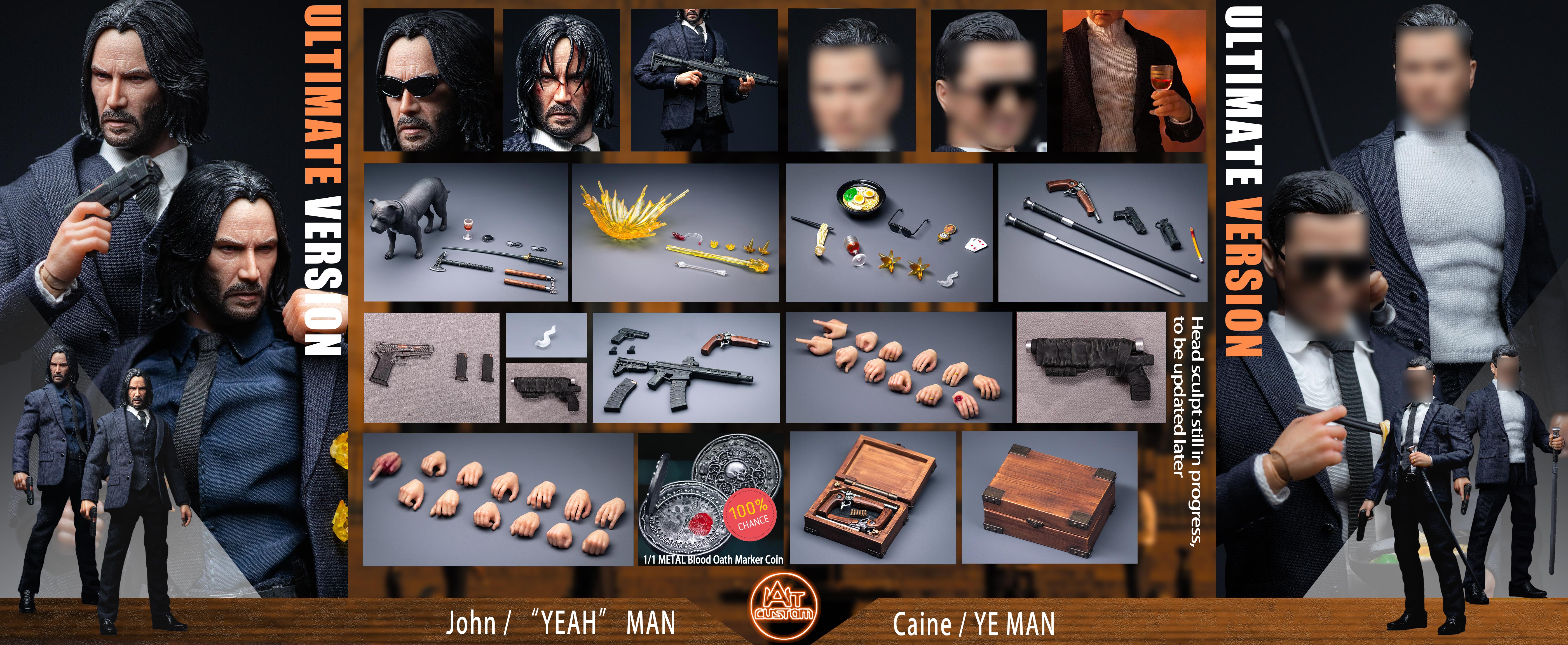 AT Custom AC-Ultimate 1/12 John "Yech" Man/Caine Ye Man (Ultimate Version)