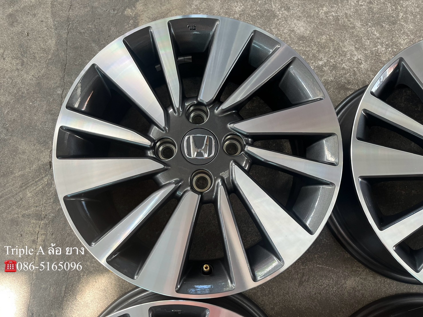 ✨ล้อแม็กป้ายแดง✨Honda City SV รุ่นใหม่ล่าสุด ขอบ 15 เทาหน้าเงา💖ใหม่กริ๊บ💖