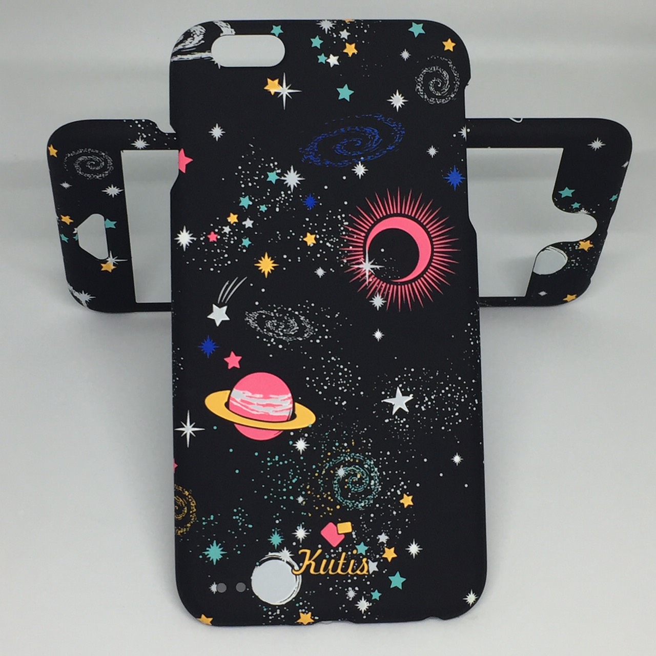 เคสคูทิส (Kutis) ไอโฟน6พลัส,6Sพลัส (ลายอวกาศ)มาใหม่ เคสประกบหน้า-หลัง เคสเรืองแสง