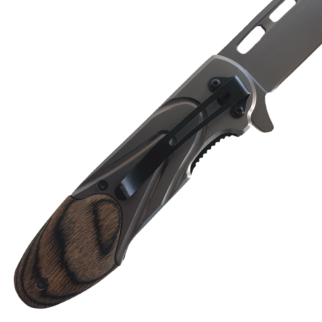 มีดพับ BROWNING X56 ขนาด 8.7 นิ้ว (22 ซม.) ด้ามเข้าประกับไม้