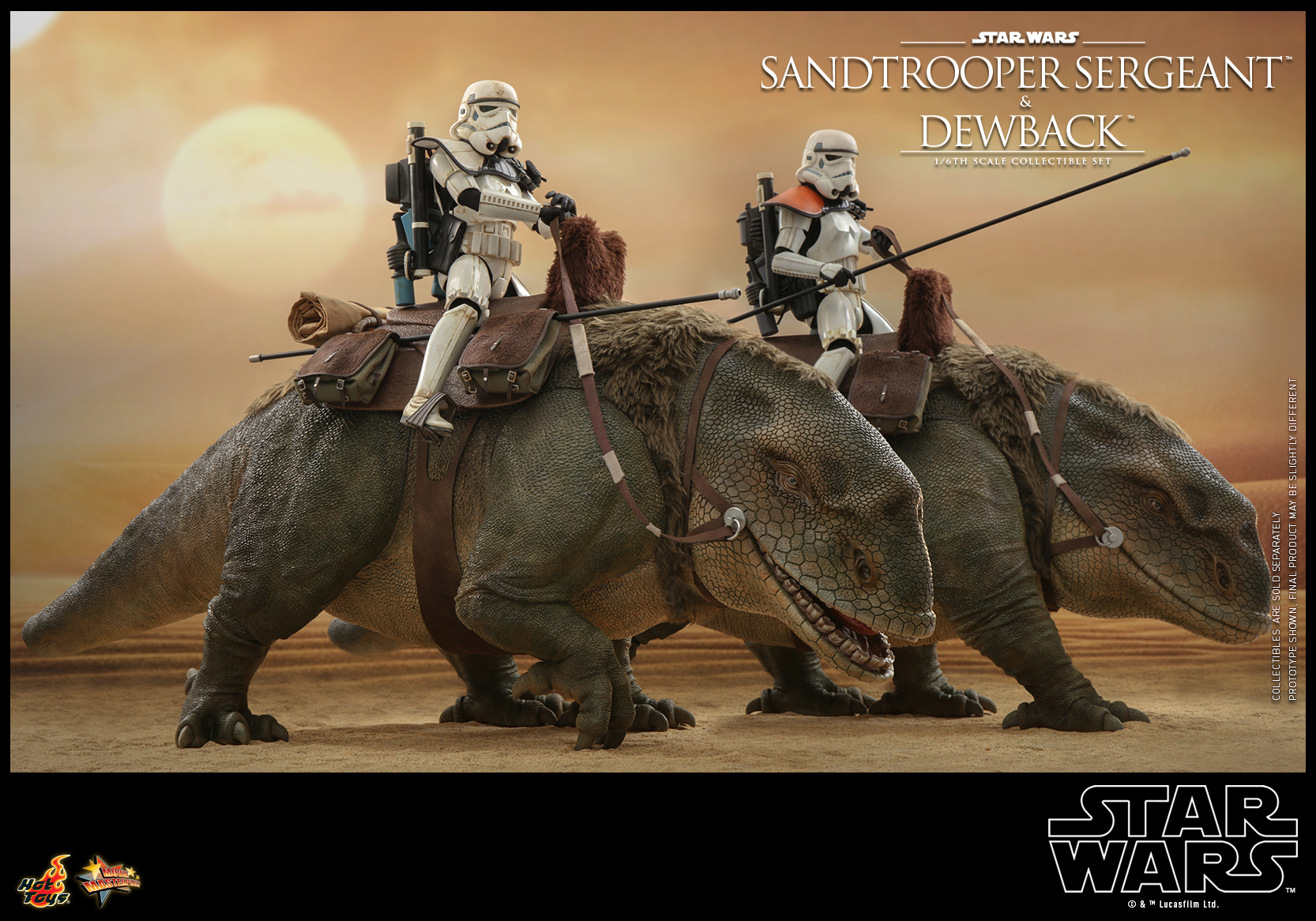 Hot Toys MMS722 1/6 Star Wars Episode IV: A New Hope™ - Sandtrooper Sergeant™ & Dewback™