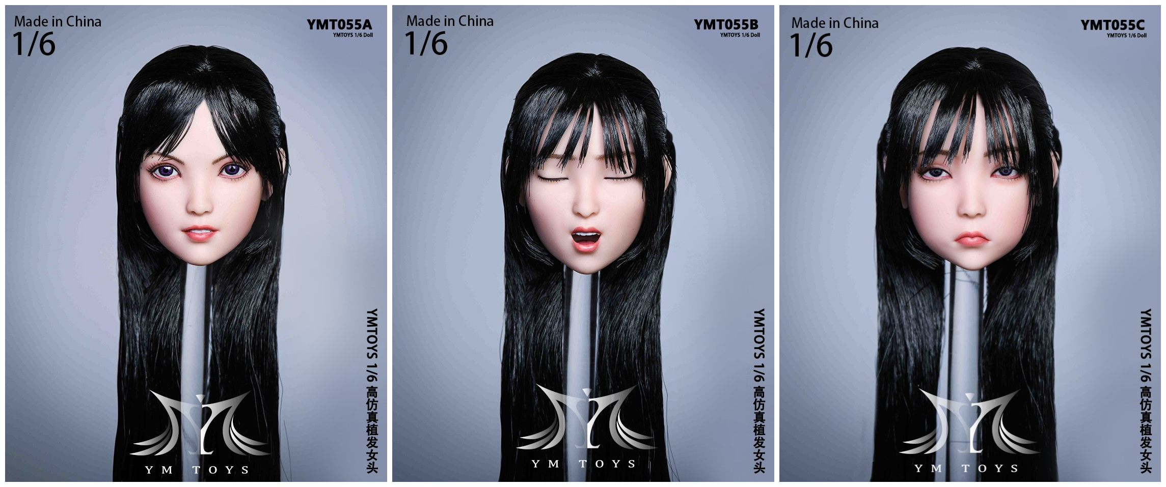 YMTOYS YMT055 1/6 Grid Lolita Headsculpt