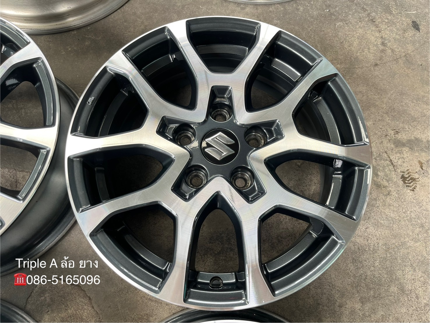 ✨ล้อแม็ก 5รู114✨Suzuki XL7 ขอบ 16 เทาหน้าเงา💖สวยกริ๊บ💖