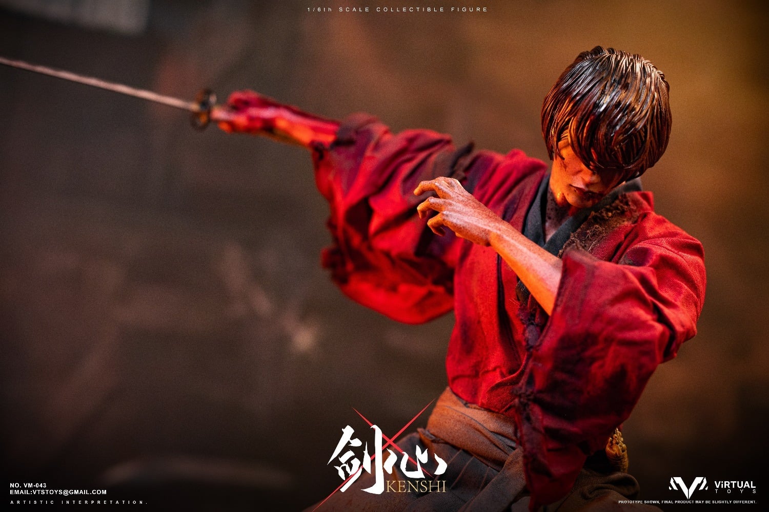 VTSTOYS VM-043B 1/6 KENSHI (Final Battle Ver.)