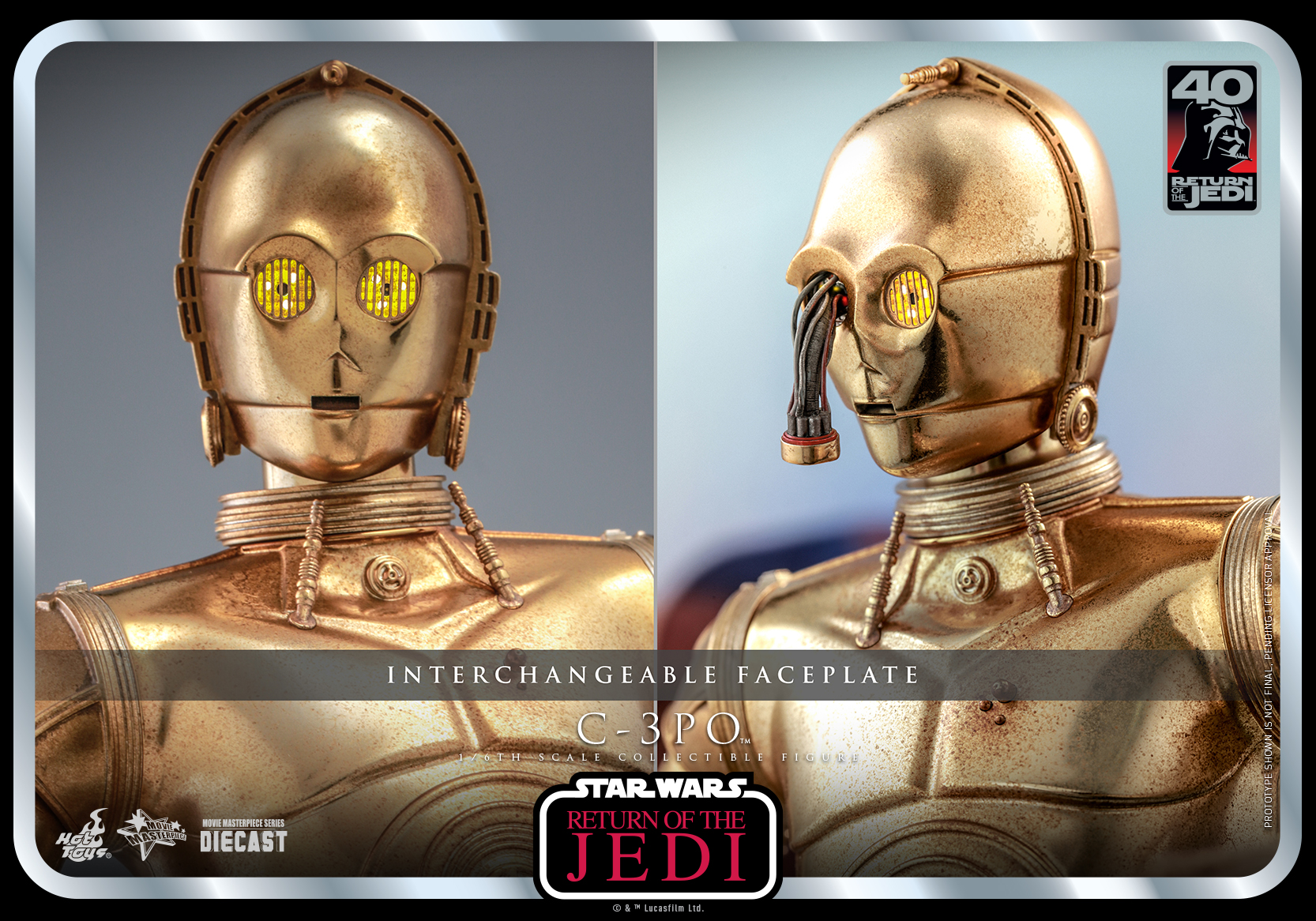 Hot Toys MMS701D56 1/6 Star Wars Episode VI: Return of the Jedi™ - C-3PO™