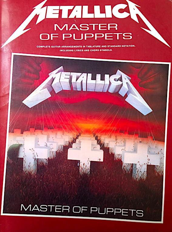 Metallica Master of PuPpets musical note