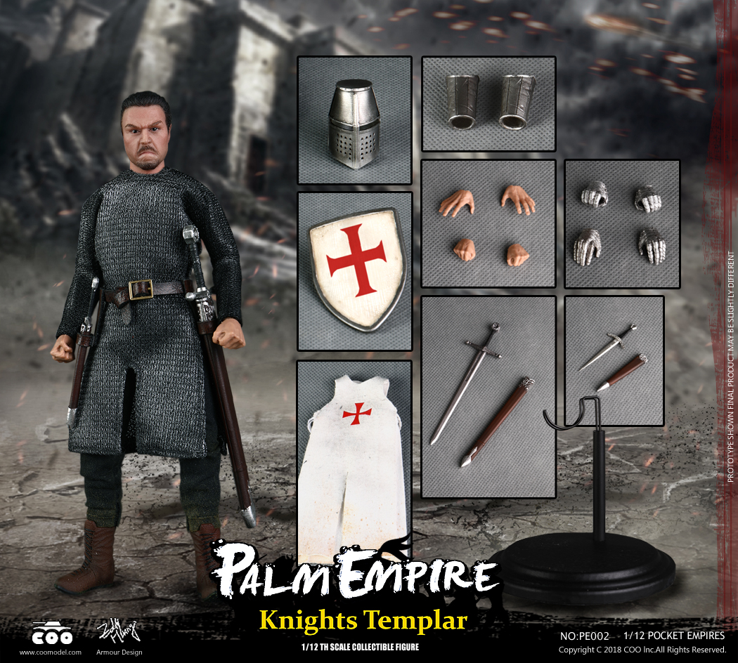 COOMODEL PE003 1/12 POCKET EMPIRES - HOSPITALLER KNIGHT
