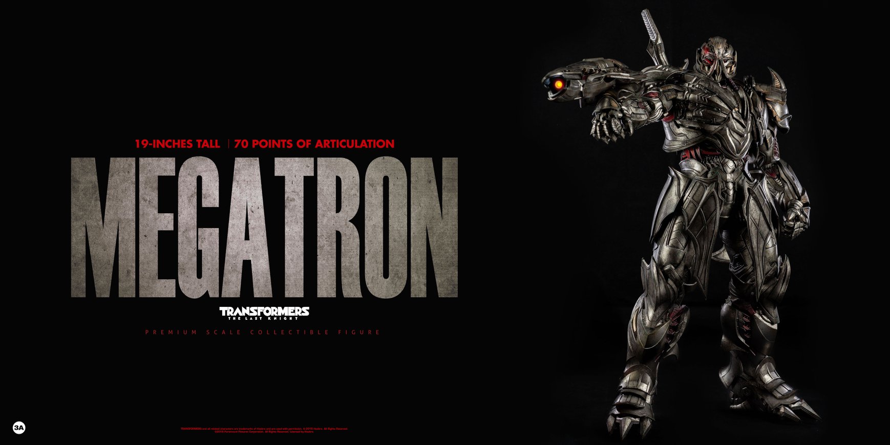 3A TOYS 3A18103 TRANSFORMERS: THE LAST KNIGHT - MEGATRON