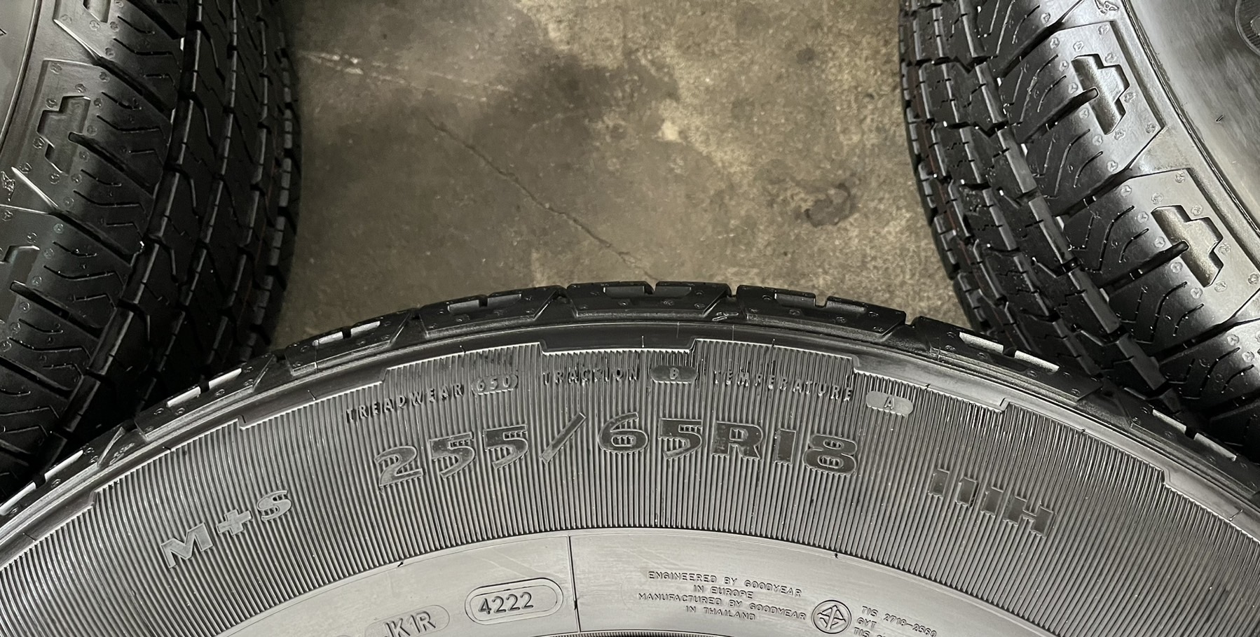 ✨ยางใหม่ป้ายแดง✨255-65-18 Goodyear💥ปลายปี 22💥ใหม่กริ๊บ💖