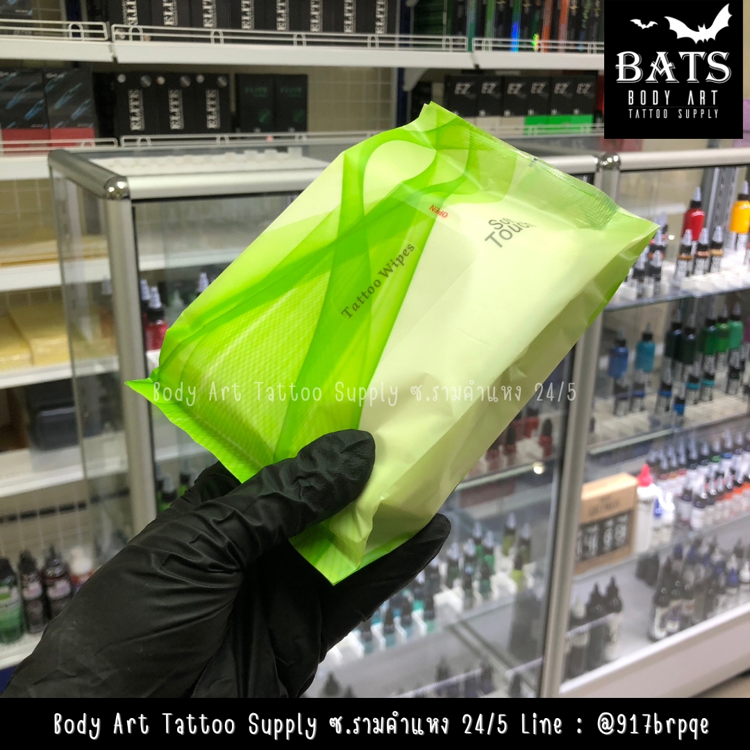 ผ้าเช็ดระหว่างสัก [ 30 ชิ้น ]