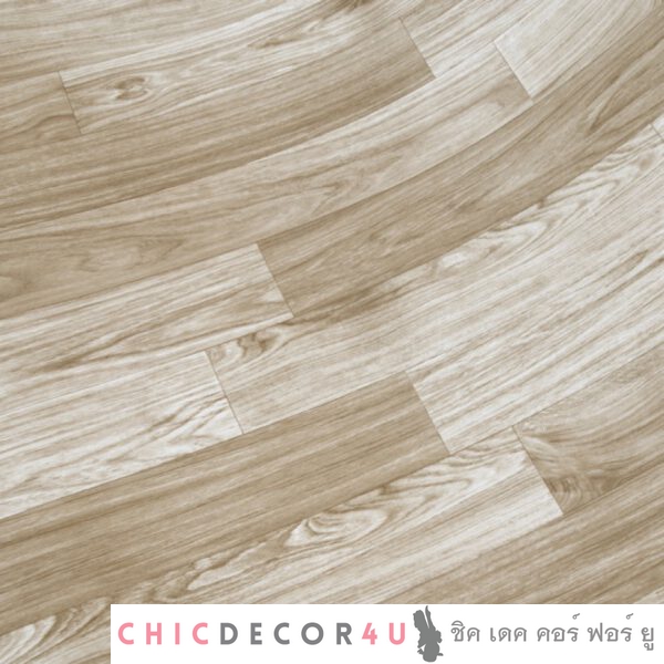 สติ๊กเกอร์ปูพื้น ลายไม้โมเดริน สีเบจ Beige-wood panel JP-013 หน้ากว้าง 100 ซม หนา 0.6 มม ยาวเมตรละ