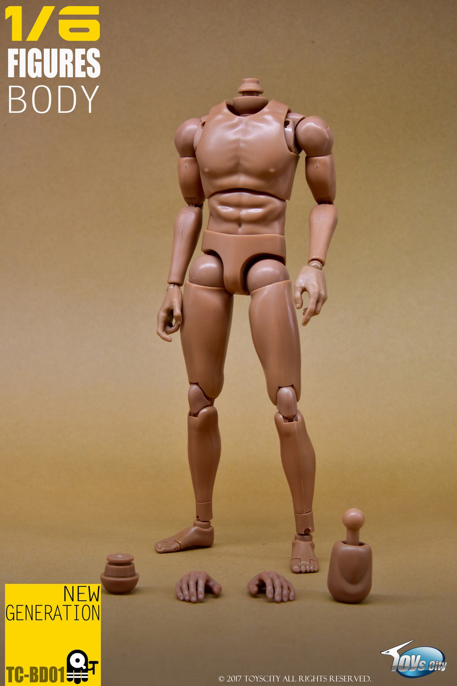 TOYSCITY BD01 1/6 Male Narrow Figure Body