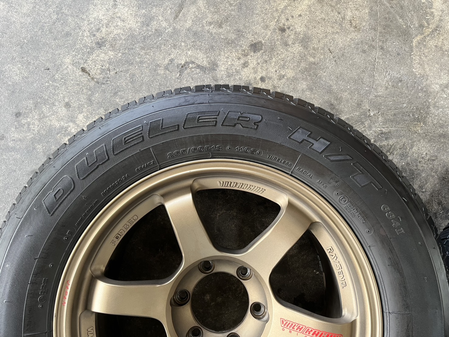 ✨ล้อแม็กพร้อมยาง 6รู139✨TE37 SUV (งาน Promax) ขอบ 18💖สวยกริ๊บ💖