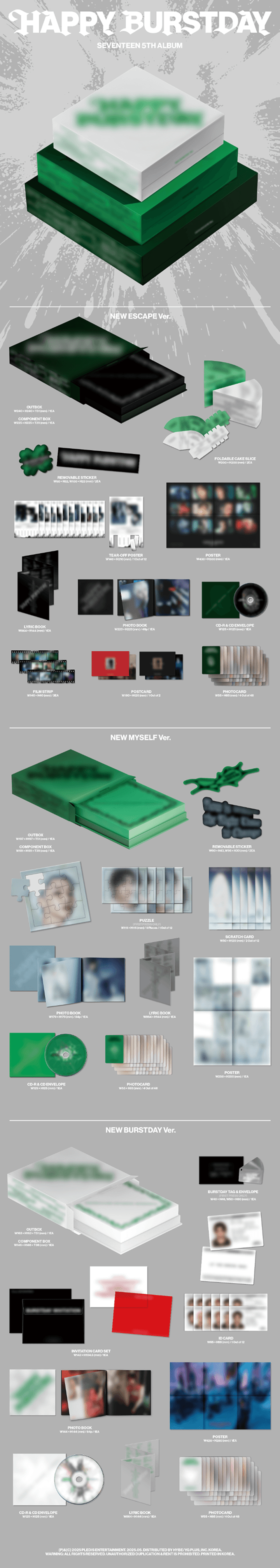 [PRE] SEVENTEEN 5th Album ‘HAPPY BURSTDAY