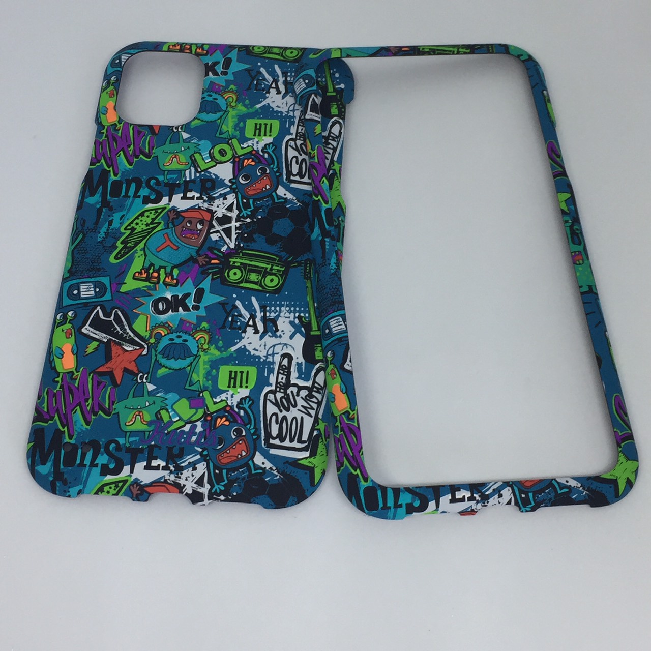 เคสคูทิสKutisไอโฟน11G(ลายMonster)มาใหม่ เคสประกบหน้า-หลัง เคสเรืองแสง เคสลายวินเทจ ร้านSuperhero KLongthom