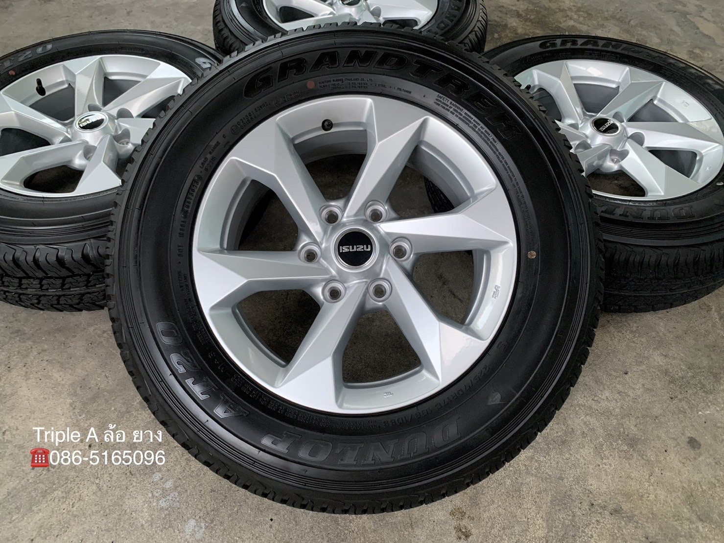 🌟ปี 23🌟✨ล้อแม็กป้ายแดง✨ISUZU 2023 รุ่นใหม่ล่าสุด ขอบ 17 พร้อมยางใหม่ป้ายแดง 225-70-17 Dunlop💖สวยกริ๊บ💖