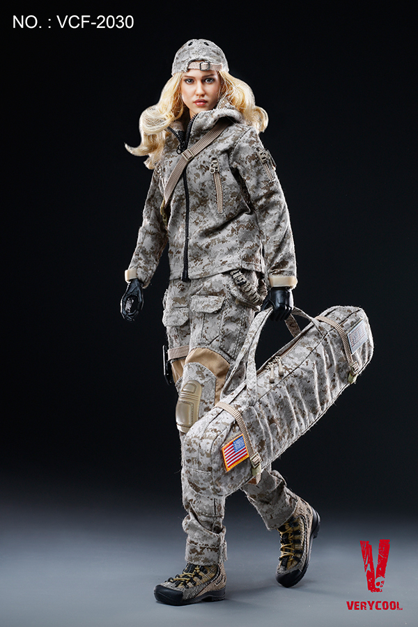 VERYCOOL VCF-2030 DIGITAL CAMOUFLAGE WOMEN SOLDIER - MAX