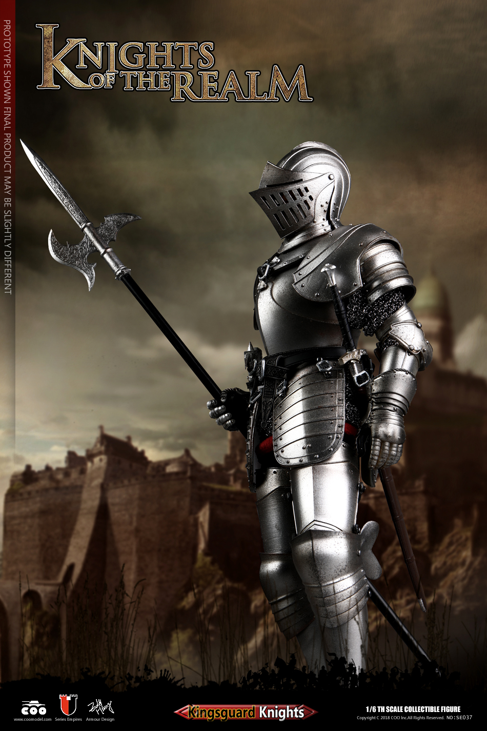 COOMODEL SE036 SE037 DIE-CAST ALLOY 1/6 SERIES OF EMPIRES - KNIGHTS OF THE REALM