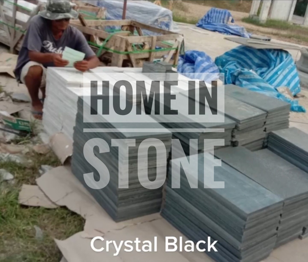 Crystal Black 30x60cm Stone for pool