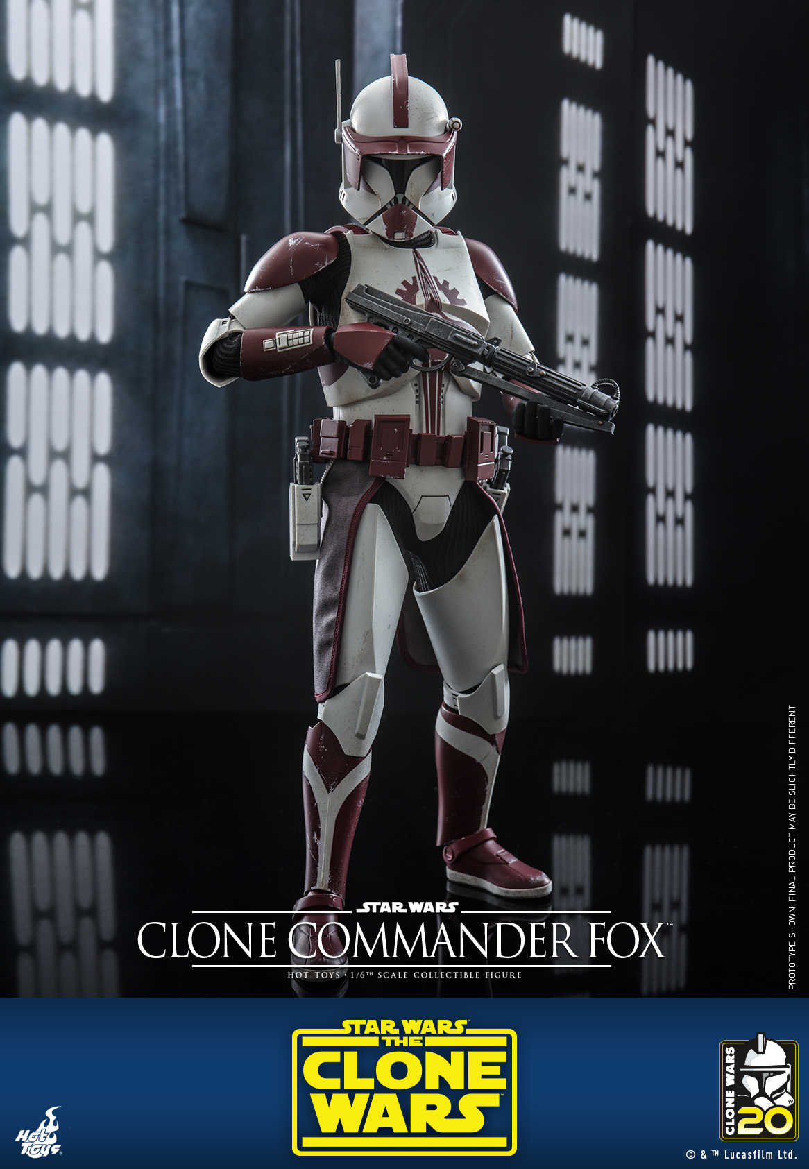 Hot Toys TMS103 1/6 Star Wars: The Clone Wars™ - Clone Commander Fox™