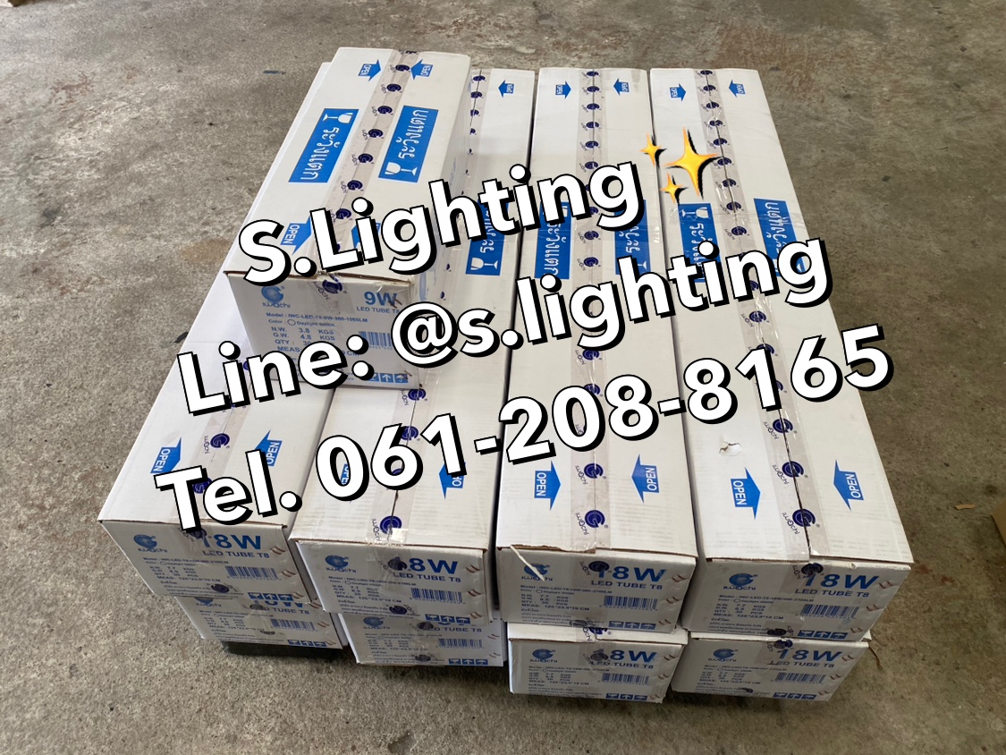 หลอดนีออน(ยาว) LED T8 18w 2100Lumen แสงขาว