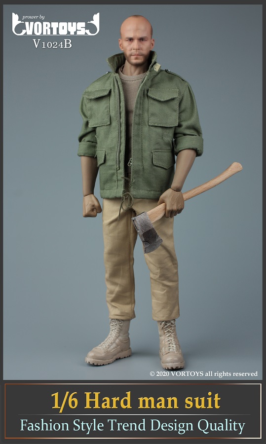 VORTOYS V1024B 1/6 Male Tough Guy Tooling Suit
