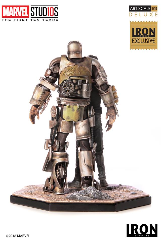Iron Studios Deluxe Art Scale 1/10 Tony Stark & Mark I (Exclusive)