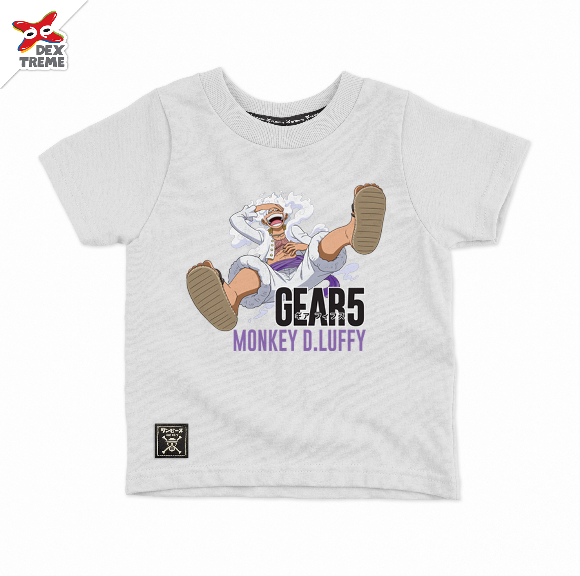 เสื้อยืดเด็กวันพีช One Piece Luffy GEAR5
