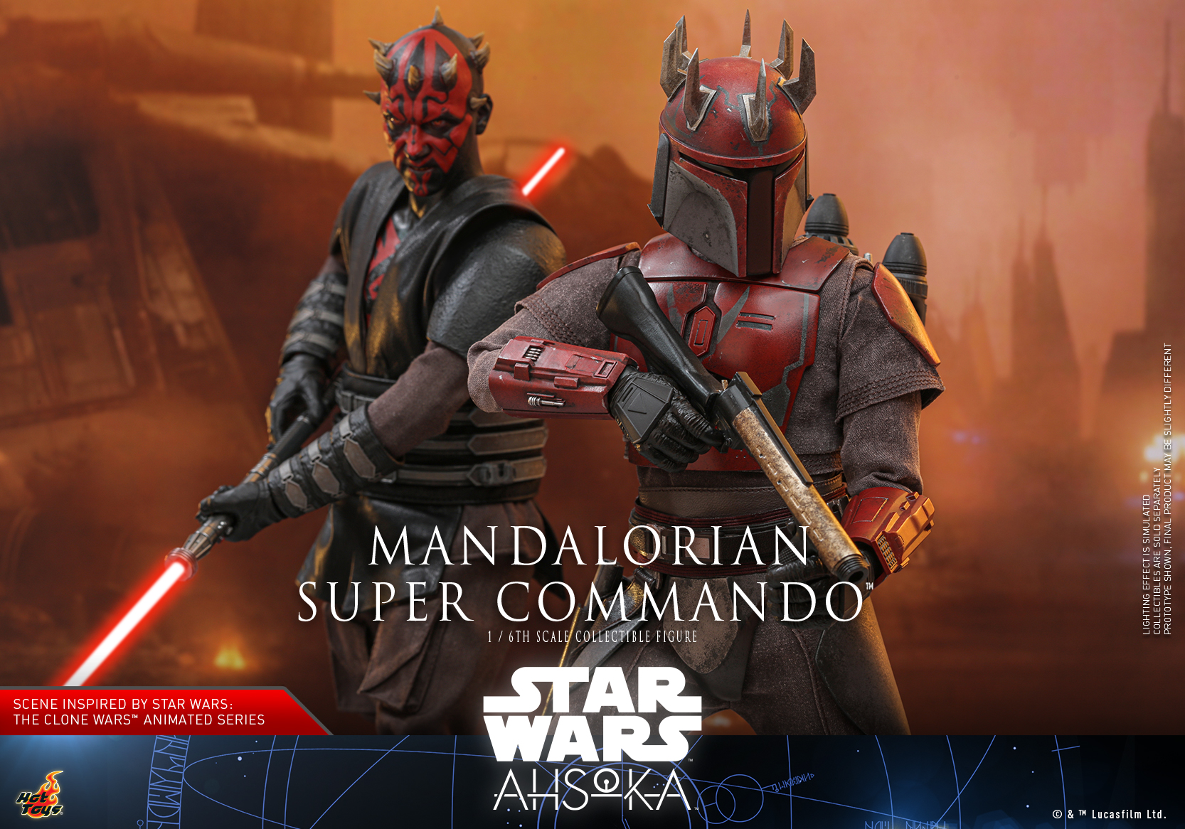Hot Toys TMS127 1/6 Star Wars: Ahsoka™ - Mandalorian Super Commando™
