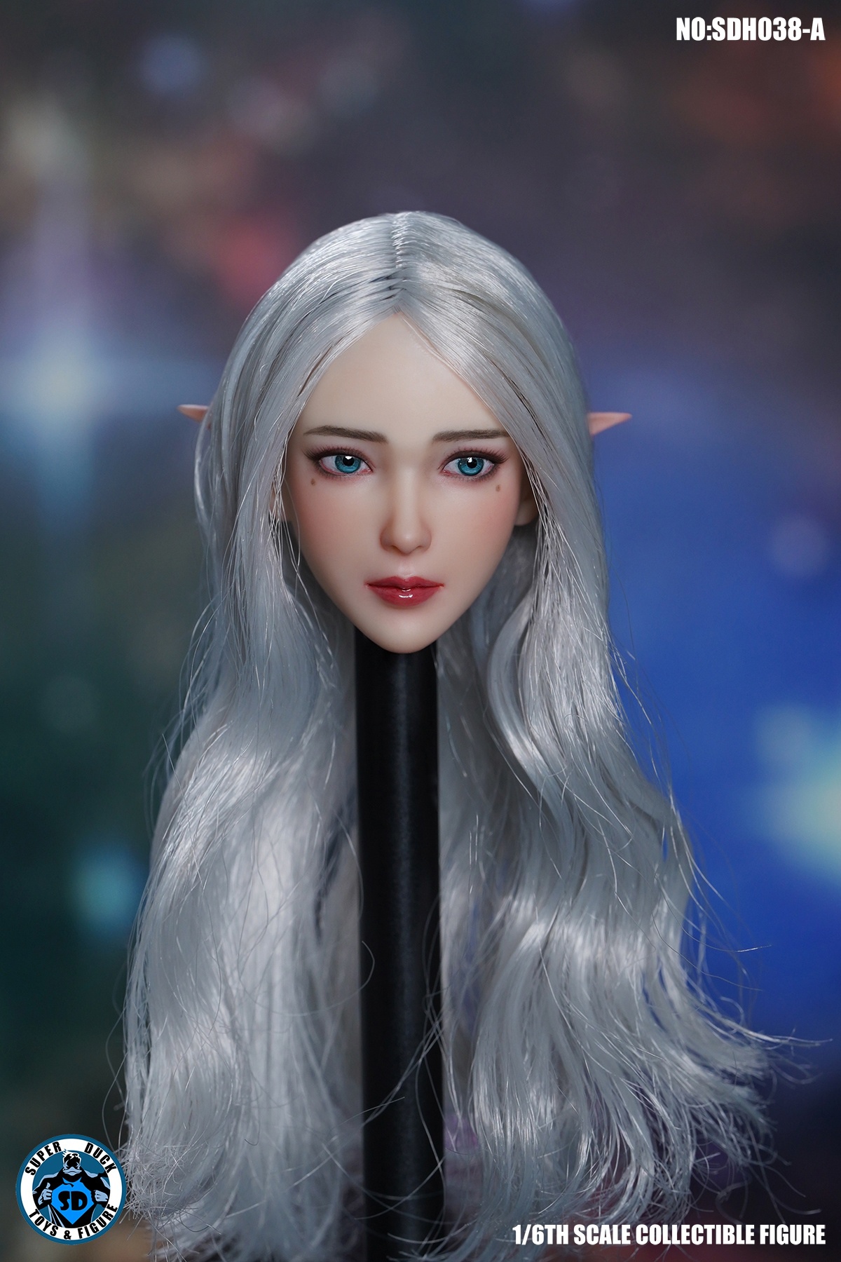 SUPER DUCK SDH038-B,D 1/6 ELF Female Headsculpt